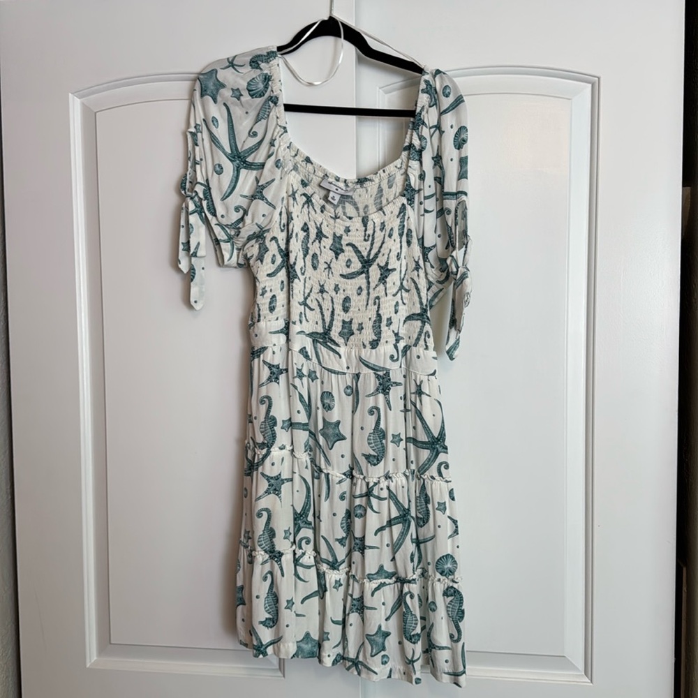 Agua Bendita x Target shell mini dress